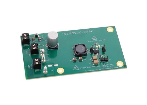 LM5168PEVM Embedded Solutions 300mA 115V DC/DC Buck Regulator Evaluation Board