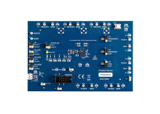 TPS65219EVM-RSM Embedded Solutions High Integrated Power Management Evaluation Board