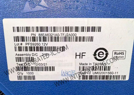 88EA6321A0-TFJ2A000 Automotive Grade 1 Ethernet IC Physical Layer Transceiver with 100/1000BASE-T1