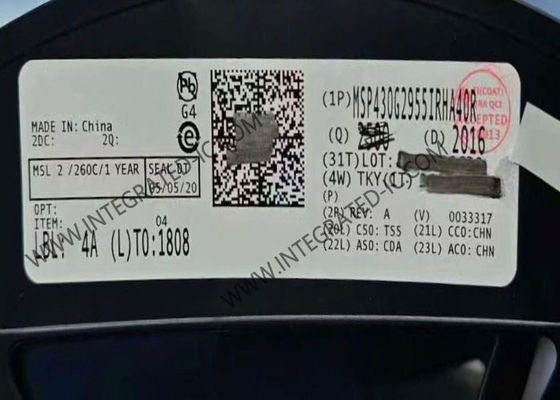 MSP430G2955IRHA40R 16-Bit Microcontroller MCU with 16MHz Clock and 56 kB Program Memory