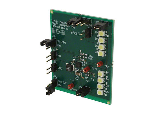 TPS61150EVM-150 Embedded Solutions Dual Channel Single Inductor Boost Converter Evaluation Board