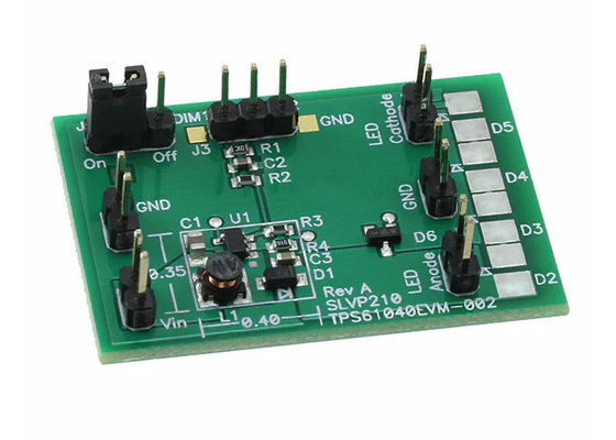 TPS61040EVM-002 Embedded Solutions Boost Converter Evaluation Module For White LED Supply