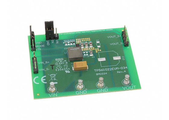 TPS61022EVM-034 Embedded Solutions 2.2 V To 5.5 V DC/DC Step Up Converter Evaluation Board