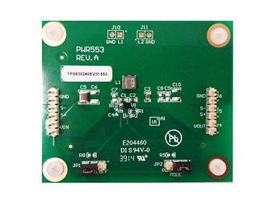 TPS630240EVM-553 Embedded Solutions 3.3V 1.5A Buck Boost Regulator Evaluation Module
