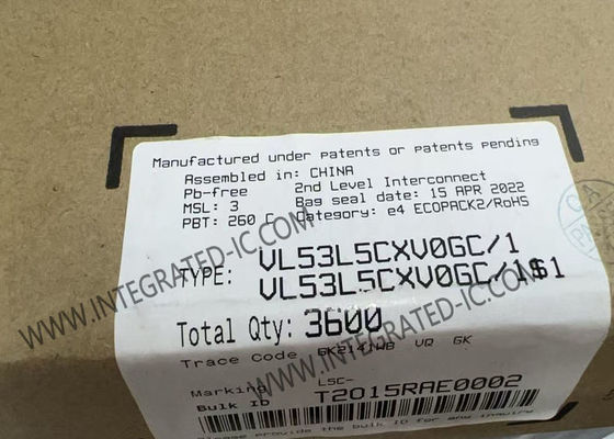 VL53L5CXV0GC Sensor IC 2.8V To 3.3V Time Of Flight Proximity Sensor