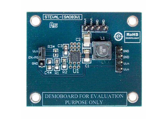 STEVAL-ISA083V1 Embedded Solutions ST1S40IPUR PWM Synchronous Step Down Converter Demonstration Board