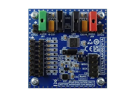 STEVAL-AKI002V1 Embedded Solutions ADC1283 Analog To Digital Converter Evaluation Board