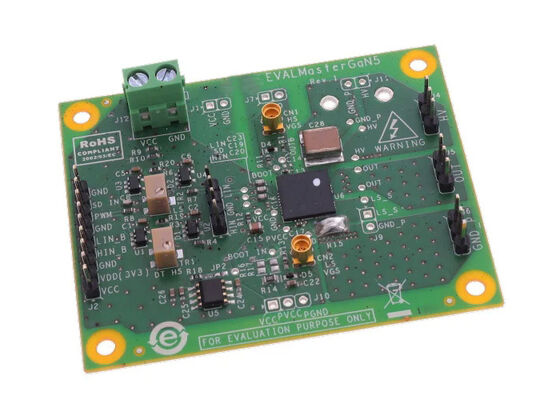 EVALMASTERGAN5 Embedded Solutions 6V Half-Bridge Driver Power Management Evaluation Board