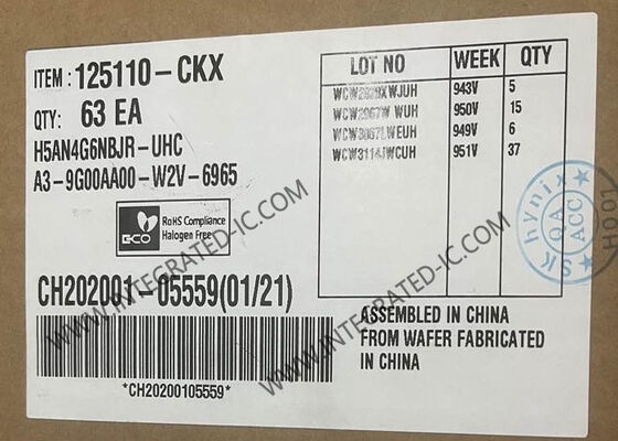 H5AN4G6NBJR-UHC Memory IC Chip DDR SDRAM Synchronous Dynamic Random Access Memory