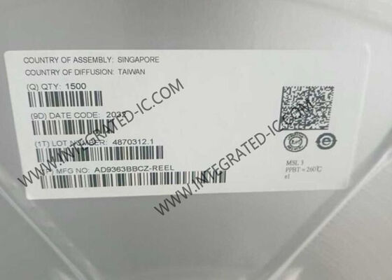 AD9363BBCZ Wireless Communication Module 325 MHz To 3.8 GHz RF Agile Transceiver