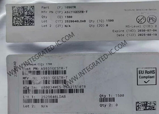 A5931GESTR Integrated Circuit Chip 3A Three-Phase Sensorless Fan Driver IC QFN24
