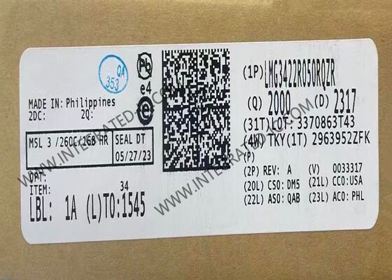 LMG3422R050RQZR GaN IC 600V 32A GaN FET Power Stage with Integrated Protection VQFN54 Load Driver