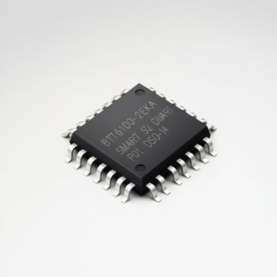 BTT6100-2EKA Integrated Circuit Chip Dual Channel Smart High-Side Power Switch with 100mOhm Rds On, 5V ~ 36V Voltage Range, and 2.2A Output Current