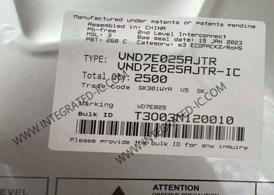VND7E025AJTR Integrated Circuit Chip Double Channel High Side Driver IC PowerSSO16