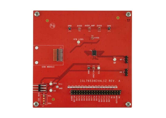ISL76534EVAL1Z Embedded Solutions ISL76534 14-Channel Programmable Gamma Buffer Evaluation Board