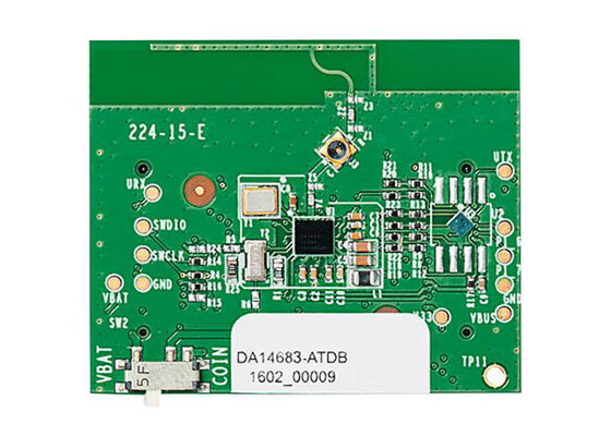 DA14683-00U2DB-P Embedded Solutions DA14683 BT Low Energy 5.1 Development Kit Pro WL-CSP53 Daughterboard