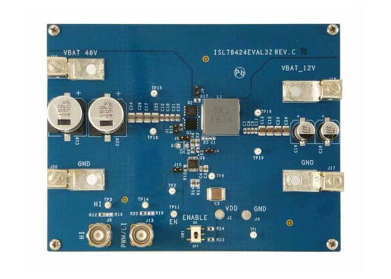 ISL78434EVAL1Z Embedded Solutions Evaluation Board For ISL78434 4A Sink Half-Bridge Drivers