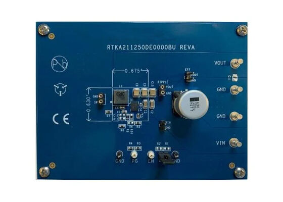 RTKA211250DE0000BU Embedded Solutions DC/DC Synchronous Step-Down Regulator Evaluation Board