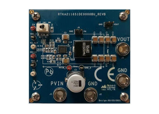 RTKA211651DE0000BU Embedded Solutions 60V 5A RAA211651 Synchronous Buck Evaluation Board