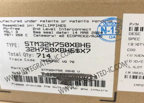 265-TFBGA STM32H750XBH6 Single-Core 32-Bit ARM Cortex-M7 Microcontroller IC