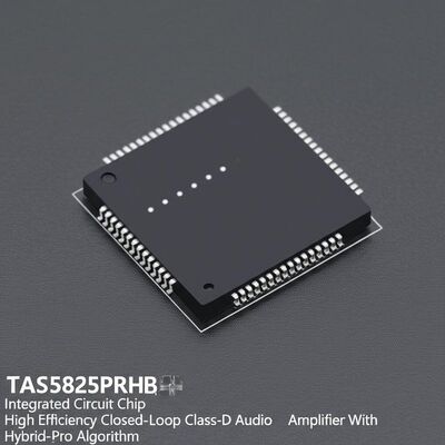 TAS5825PRHBR Integrated Circuit Chip High Efficiency Closed-Loop Class-D Audio Amplifier With Hybrid-Pro Algorithm