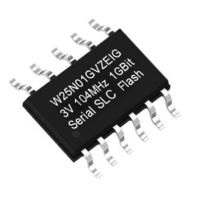 W25N01GVZEIG 1 Gbit 104MHz SPI Interface SLC NAND Flash Memory IC Chip