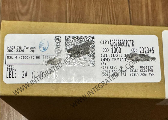 ADS7869IPZTR Integrated Circuit Chip 12-Channels Analog Motor Control Front-End with 12-Bit Resolution and Flexible Digital Interface TQFP100