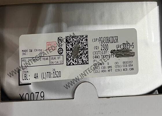 PGA308AIDGSR Sensor IC Single-Supply Auto-Zero Programmable Gain Amplifier with Digital Calibration