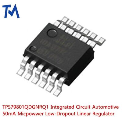 TPS79801QDGNRQ1 Integrated Circuit Chip Automotive Grade 50mA Low-Dropout LDO Linear Regulator