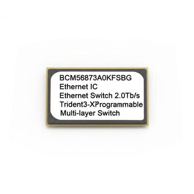 BCM56873A0KFSBG Ethernet IC 2.0Tb/s Trident3-X7 Programmable Multi-layer Switch
