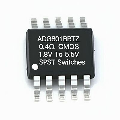 ADG801BRTZ Integrated Circuit Chip CMOS SPST Switch with 0.4Ω On Resistance 1.8V to 5.5V Supply and Automotive Temperature Range