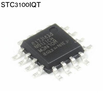 STC3100IQT Battery Monitor IC with Coulomb Counter 2.5A Output Current and I2C Interface for Lithium Ion Batteries