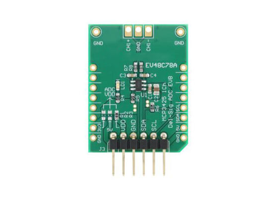 EV48C78A Embedded Solutions MCP3425 1Ch Del-Sig ADC Evaluation Board