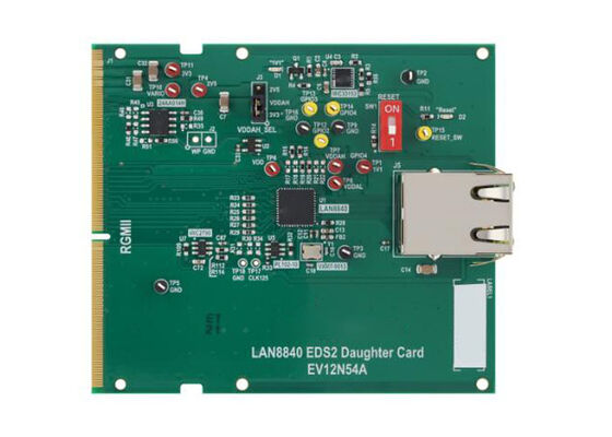 EV12N54A Embedded Solutions LAN8840 EDS2 Ethernet PHY Transceiver Daughter Card