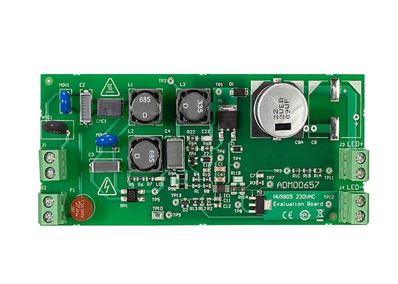 ADM00657 Embedded Solutions 125mA 230VAC Off-Line LED Driver Evaluation Board