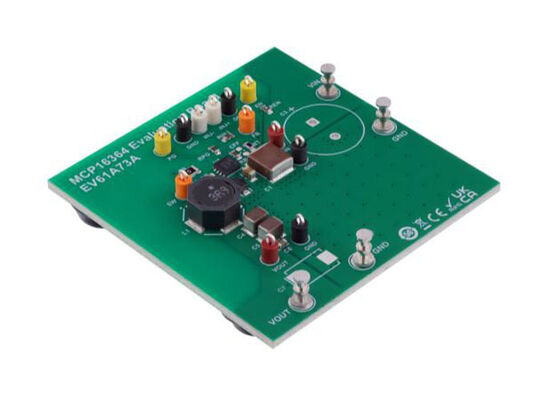 EV61A73A Embedded Solutions Evaluation Board For MCP16364 Step Down DC DC Converters