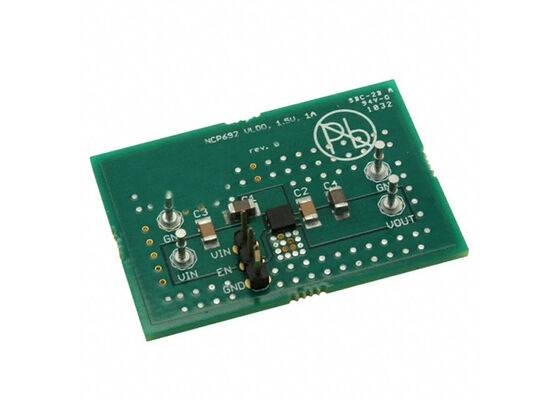 NCP692MN15T2GEVB Embedded Solutions 1-Channel Positive Fixed Linear Voltage Regulator Evaluation Board