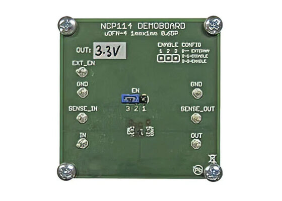 NCP114MXTCGEVB Embedded Solutions Single Channels Linear Voltage Regulator Evaluation Board