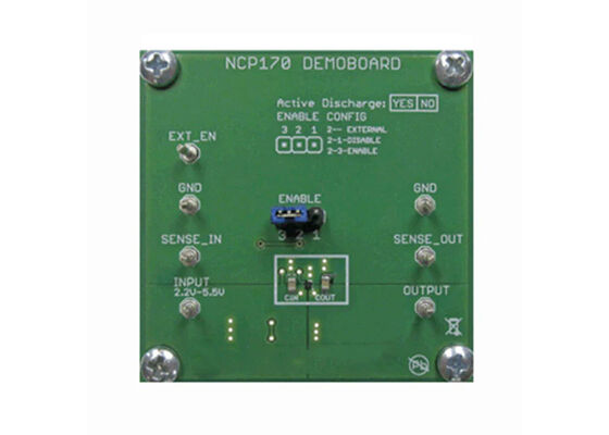 NCP170AMX280GEVB Embedded Solutions 3.8V To 5.5V 150mA Linear Voltage Regulator Evaluation Board