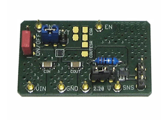 NCP706MX22TAGEVB Embedded Solutions 2.5V To 5.5V 1A Linear Voltage Regulator Evaluation Board