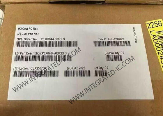 PEX8764-AB80BIG Integrated Circuit Chip PCI Express Gen3 Switch IC with 64 Lanes and 16 Ports