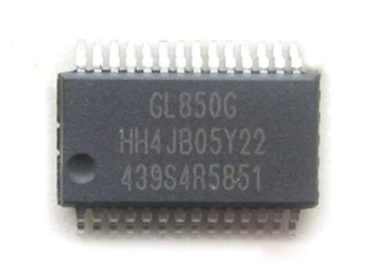 GL850G USB 2.0 Hub Controller Integrated Circuit Chip with 480 Mb/s Data Rate SSOP-28 Package and 5 Port Support