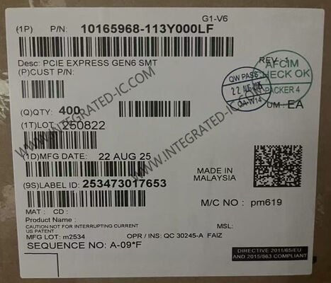 10165968-113Y000LF 1.1A PCI Express Gen 6 Card Edge Connector 164POS for High-Speed Data Transfer