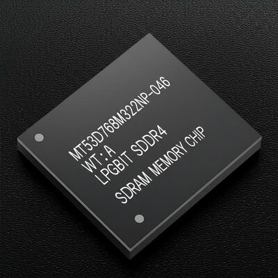 MT53D768M32D2NP-046 WT:A 24 Gbit LPDDR4 SDRAM Memory IC Chip with 2.133 GHz Speed in WFBGA-200 Package