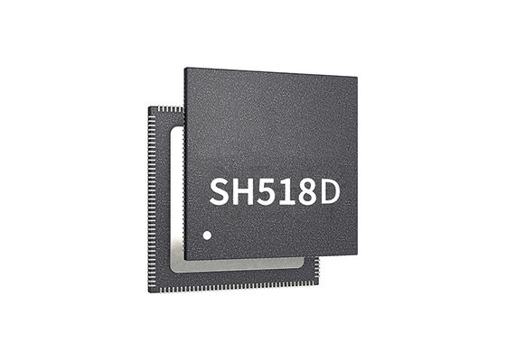 SH518D AI Processor Chip with 0.8 TOPS NPU Low Power Consumption in QFN-88 Package