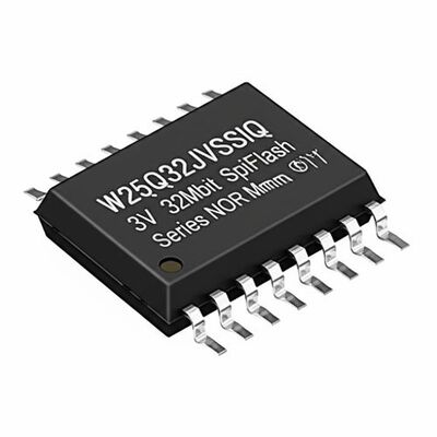 W25Q32JVSSIQ 32 Mbit 133 MHz NOR Flash Memory IC Chip SOIC8 SpiFlash Series