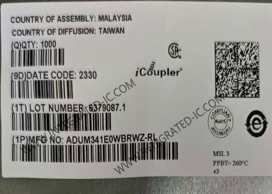 ADUM341E0WBRWZ 4 Channel Automotive Digital Isolator IC with 5700Vrms Isolation