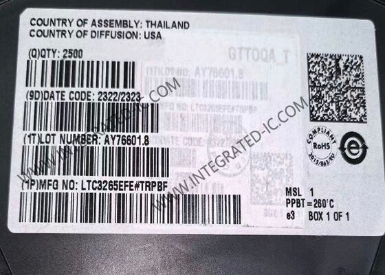 LTC3265EFE Low Noise Dual Supply IC Chip with 50mA Output Current and Boost Charge Pump