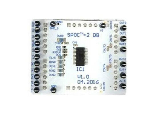 SPOC-2-DB-BTS71220-4ESE Embedded Solutions BTS71220-4ESE SPI Power Controller Daughterboard