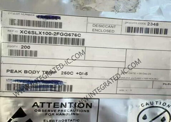 Field Programmable Gate Array XC6SLX100-2FGG676C 676BGA Spartan 6 LX FPGA IC